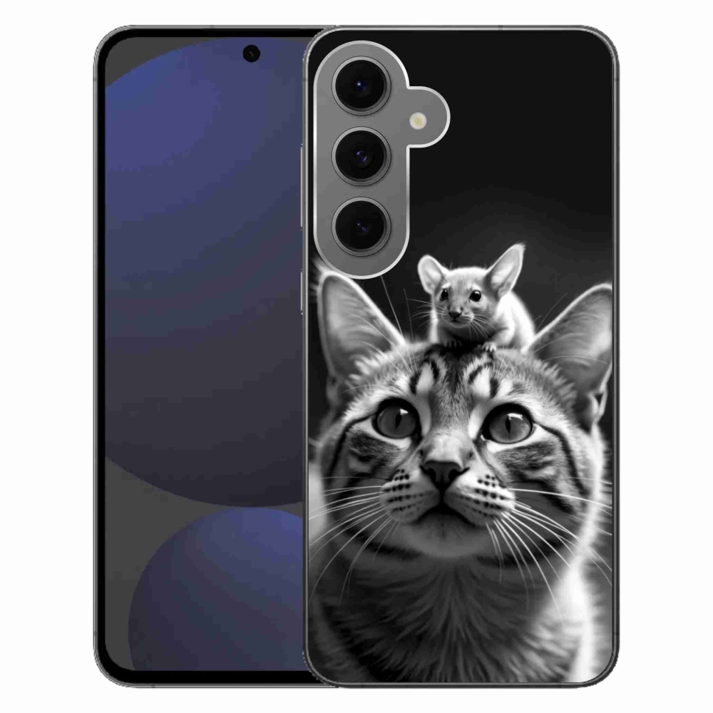 Zselés borítás mmCase Samsung Galaxy S24 FE - állatbarátság 2