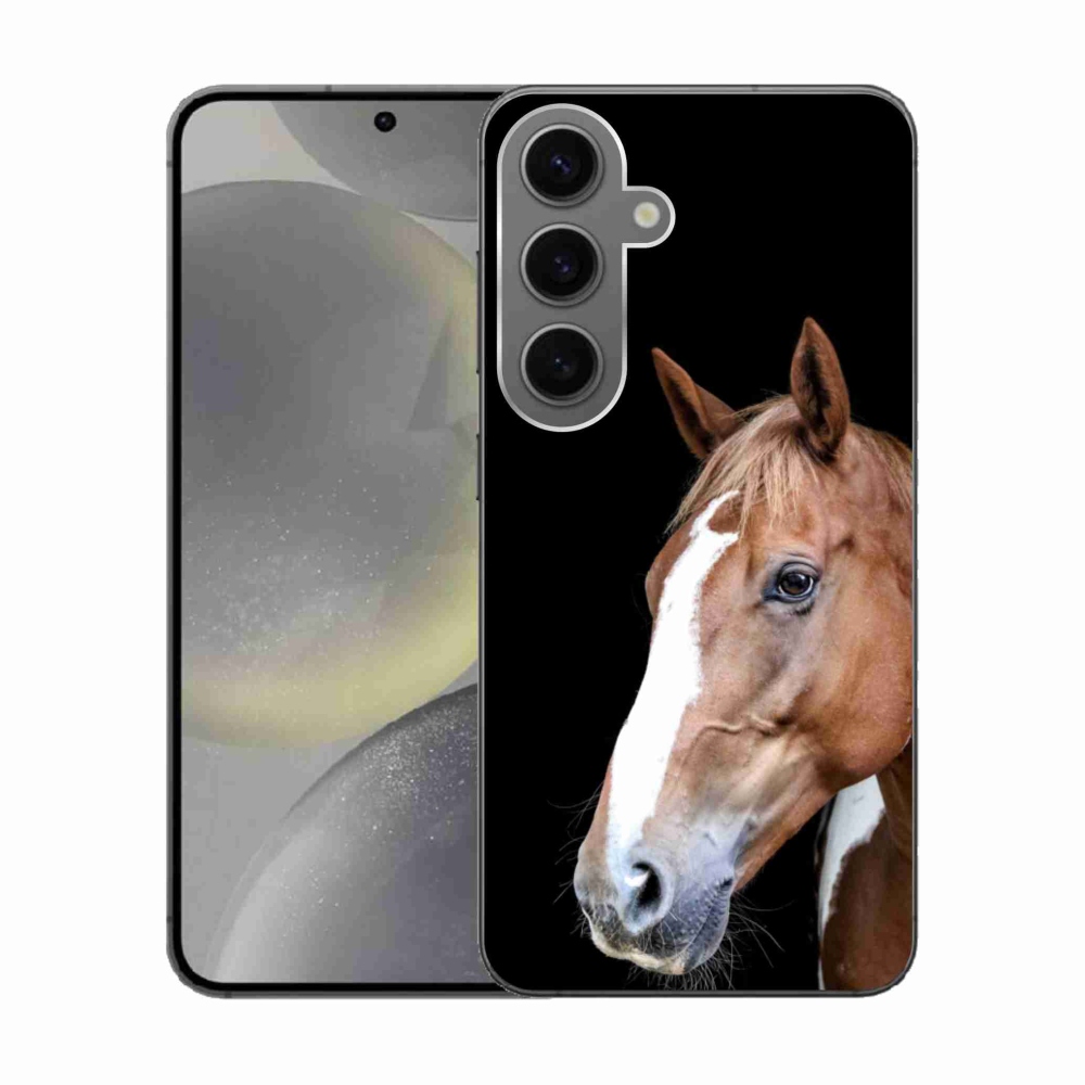 Gél védőhuzat mmCase Samsung Galaxy S24 - barna ló 3