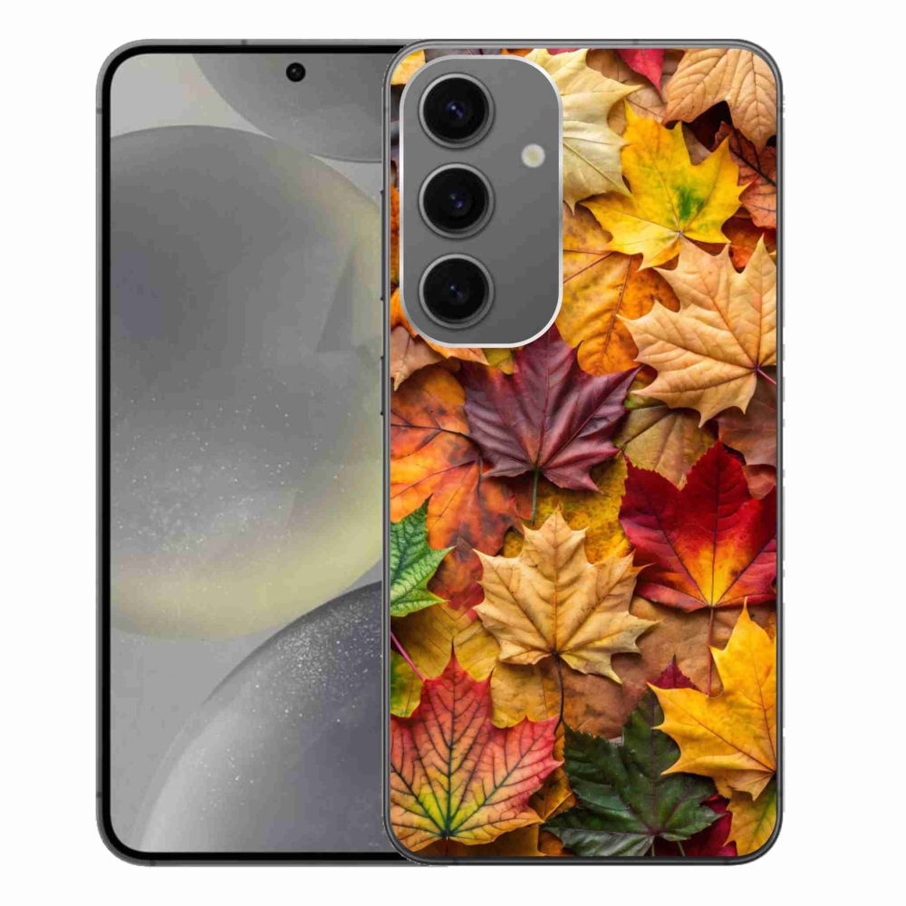 Gél borítás mmCase Samsung Galaxy S24+ - juharlevelek 2