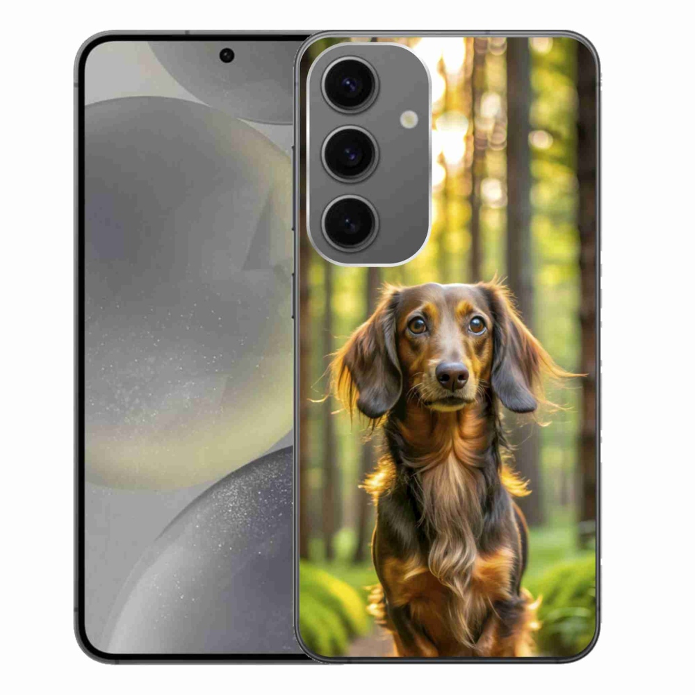 Zselés borítás mmCase Samsung Galaxy S24+ készülékhez - tacskó 4