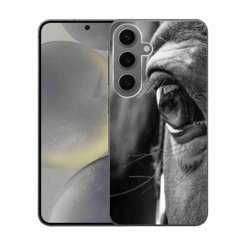 Gél borítás mmCase Samsung Galaxy S24 készülékhez - ló nézet