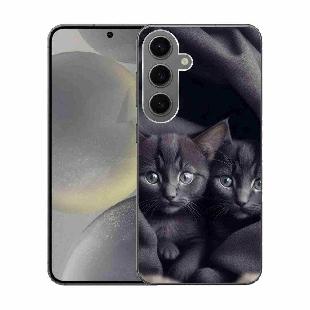 Zselés borítás mmCase Samsung Galaxy S24 készülékhez - cat duo