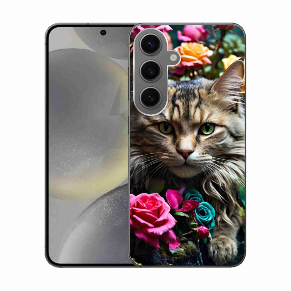 Gél borítás mmCase Samsung Galaxy S24 készülékhez - macskaszem nézet 2