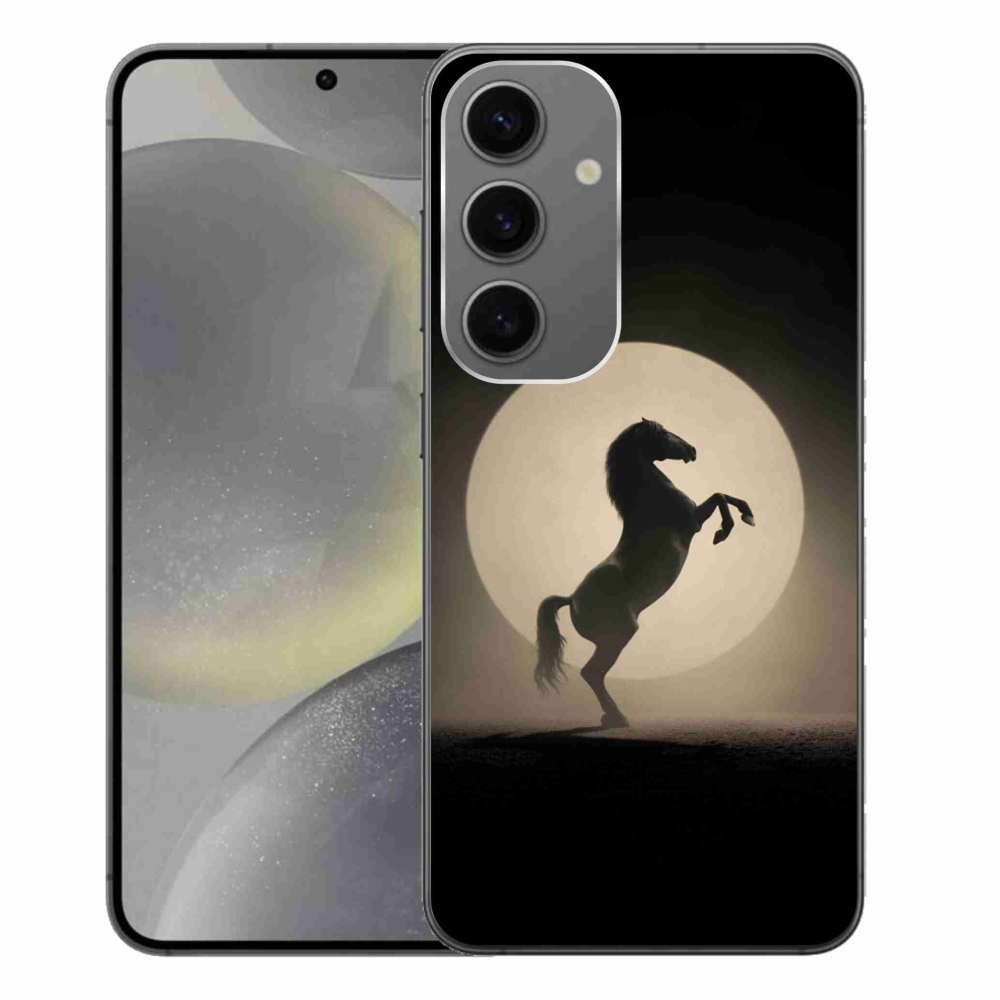 Zselés borítás mmCase Samsung Galaxy S24+ készülékhez - ló sziluettben