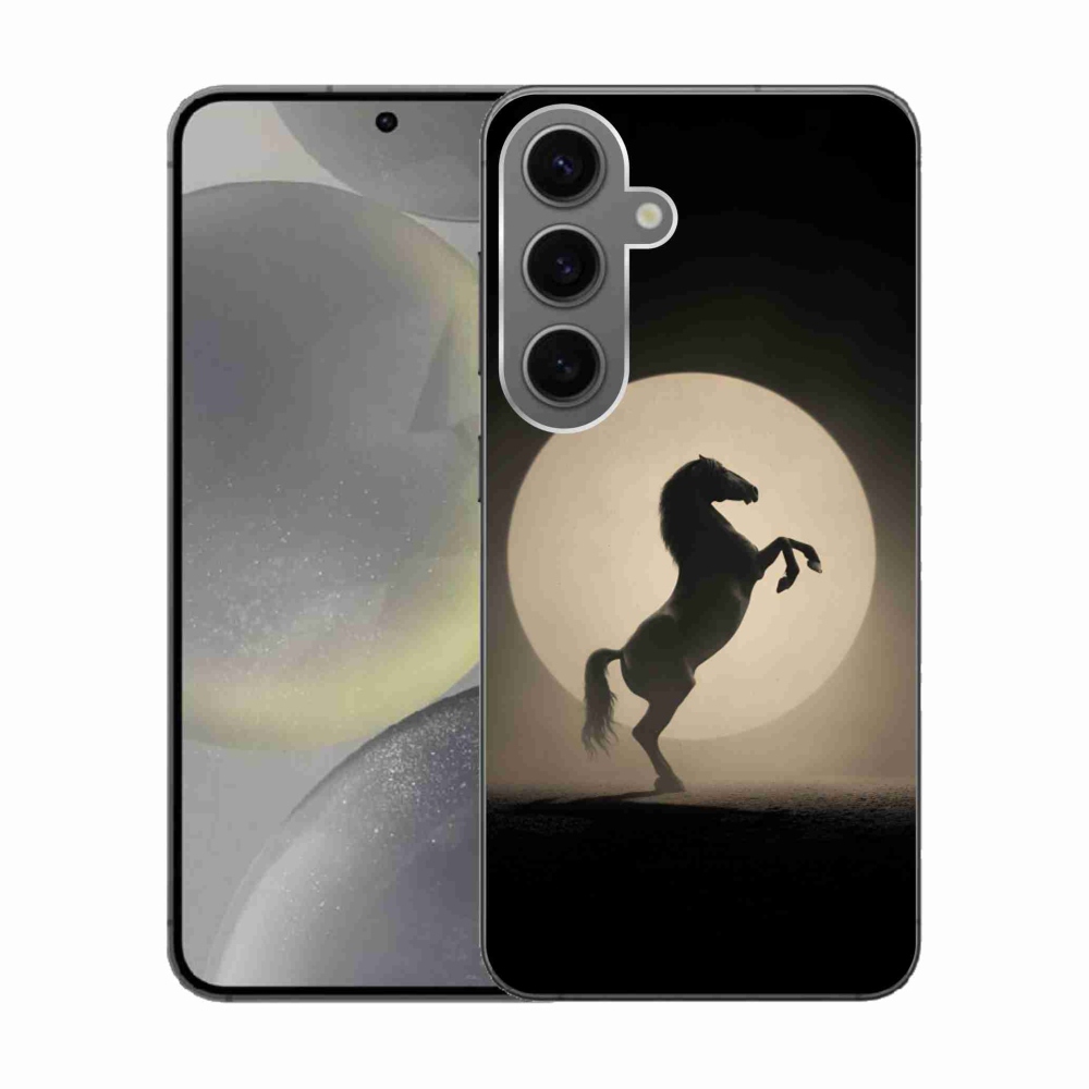 Zselés borítás mmCase Samsung Galaxy S24 készülékhez - ló sziluettben