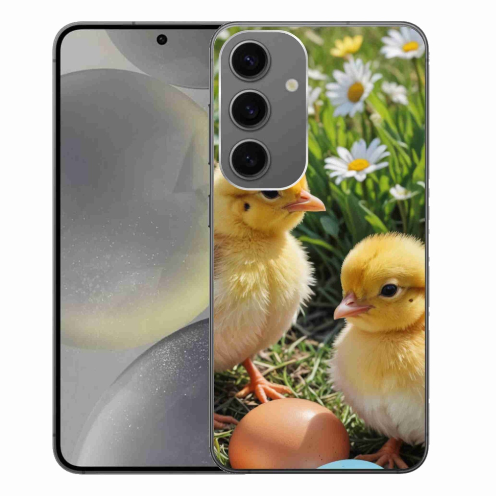 Zselés borítás mmCase Samsung Galaxy S24+ - csirkékhez