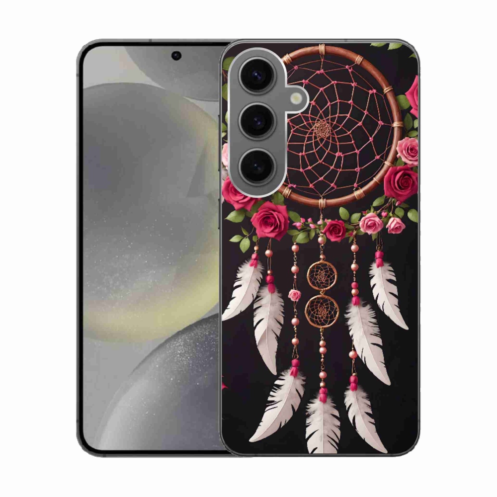 Gél borítás mmCase Samsung Galaxy S24 készülékhez - álomfogó rózsákkal