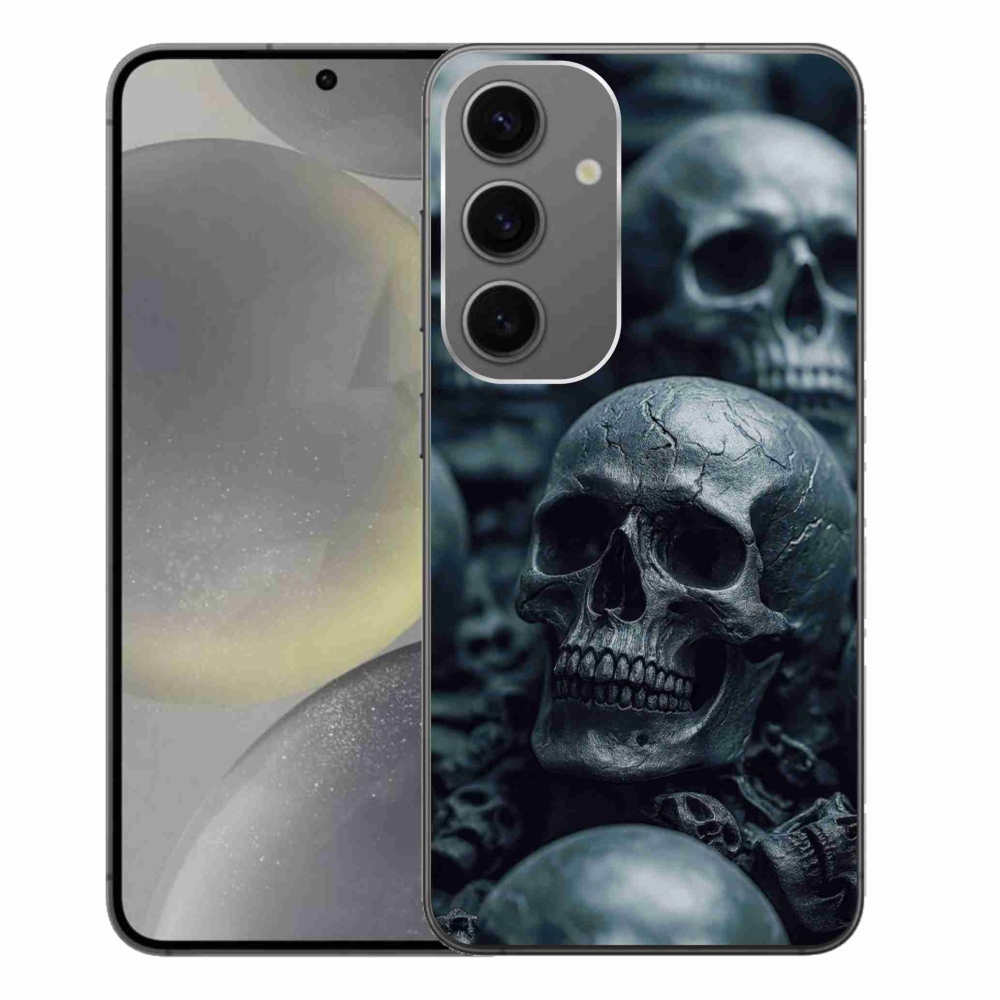 Zselés borítás mmCase Samsung Galaxy S24+ - koponya 2