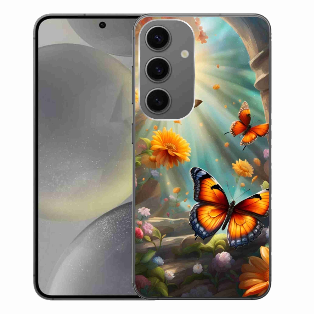 Zselés borítás mmCase Samsung Galaxy S24+ - pillangókert 2