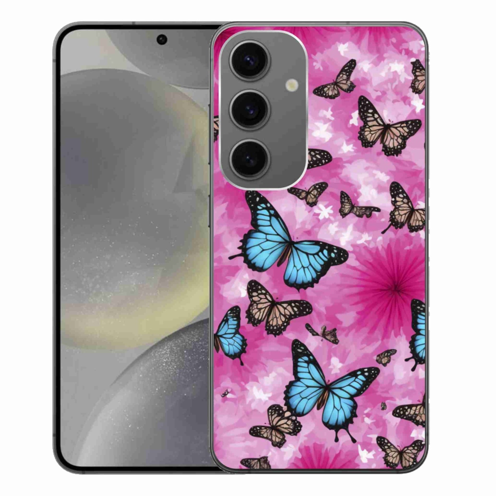 Zselés borítás mmCase Samsung Galaxy S24+ készülékhez - pillangókert