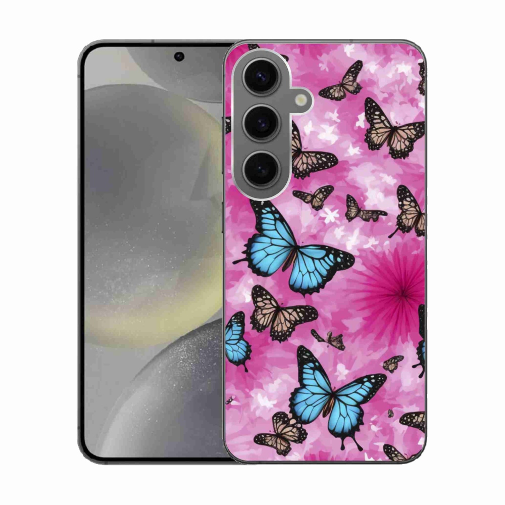 Gél borítás mmCase Samsung Galaxy S24 készülékhez - pillangókert