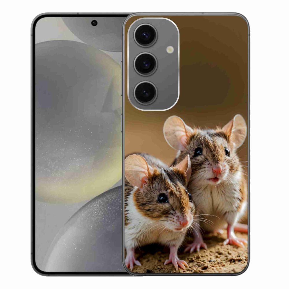 Zselés borítás mmCase Samsung Galaxy S24+ - egér duóhoz