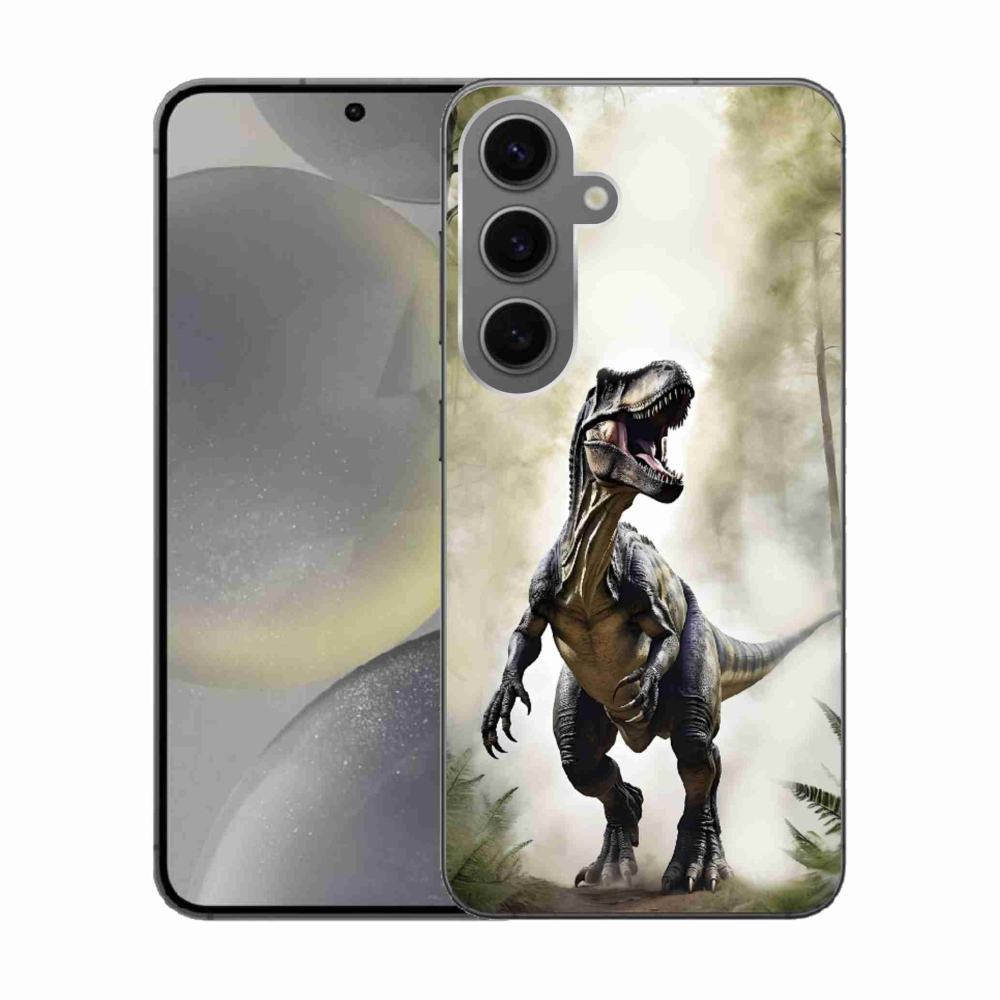 Gél borítás mmCase Samsung Galaxy S24 készülékhez - dühös T-Rex