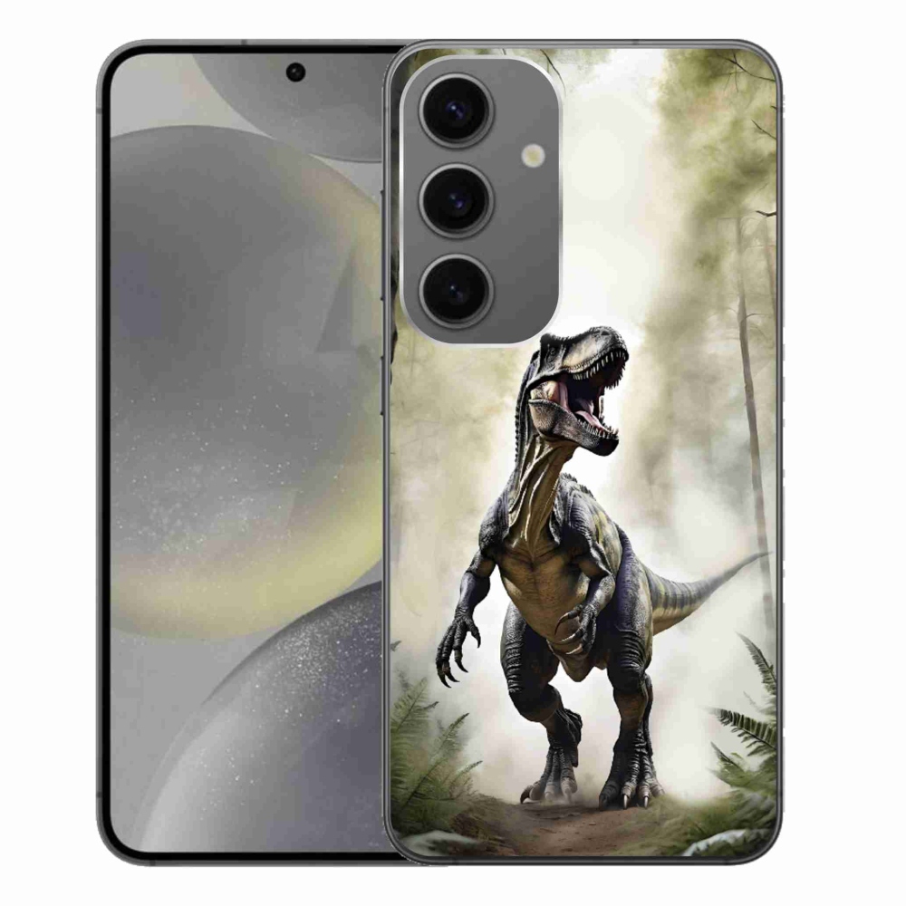 Zselés borítás mmCase Samsung Galaxy S24+ készülékhez - dühös T-Rex