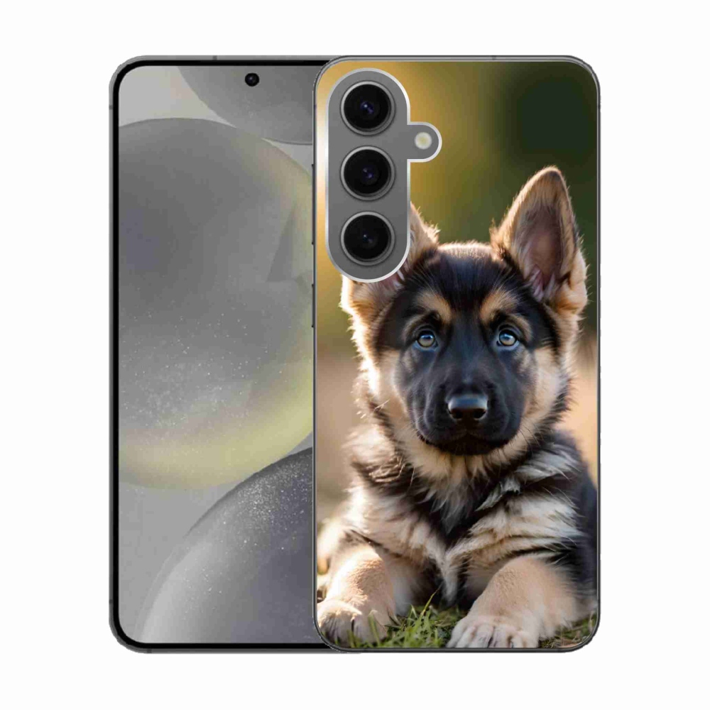 Gél borítás mmCase Samsung Galaxy S24 készülékhez - Német juhászkutya a természetben