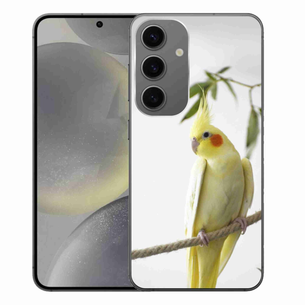 Gél borító mmCase Samsung Galaxy S24+ - papagáj korela chocholatá