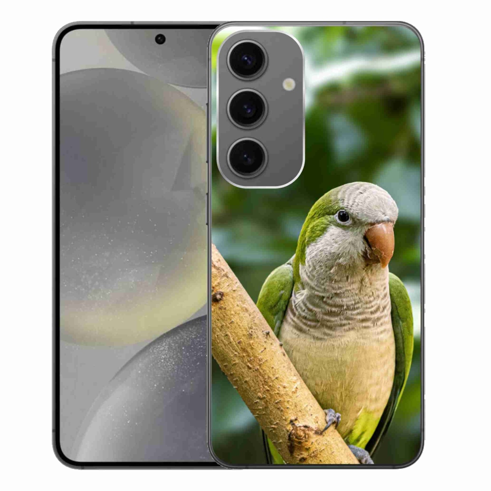 Zselés borítás mmCase Samsung Galaxy S24+ készülékhez - papagáj