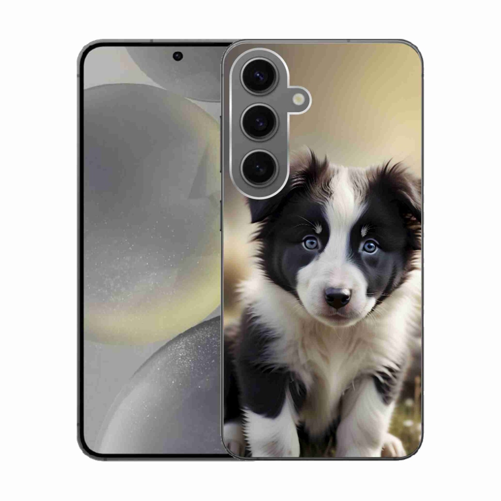 Gél borítás mmCase Samsung Galaxy S24 készülékhez - aranyos border collie