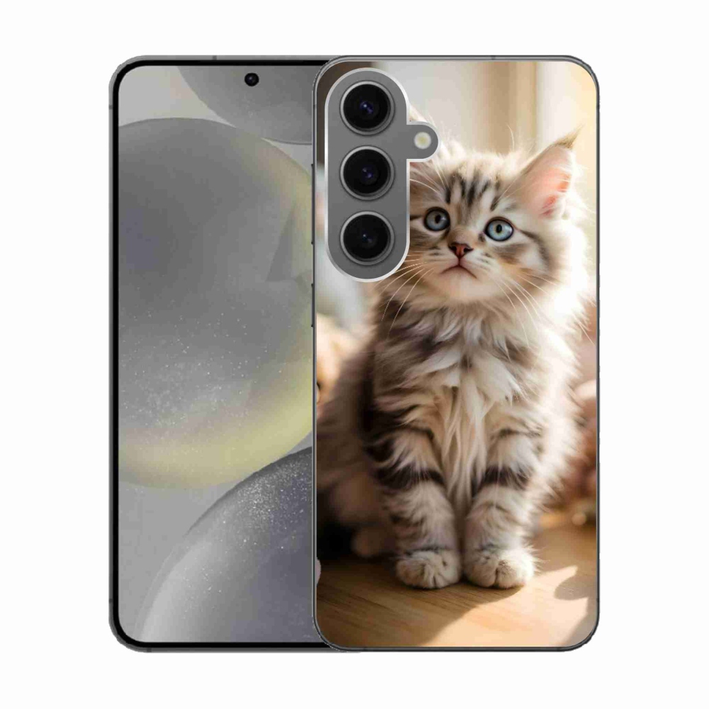 Gél borítás mmCase Samsung Galaxy S24 készülékhez - aranyos cica 10