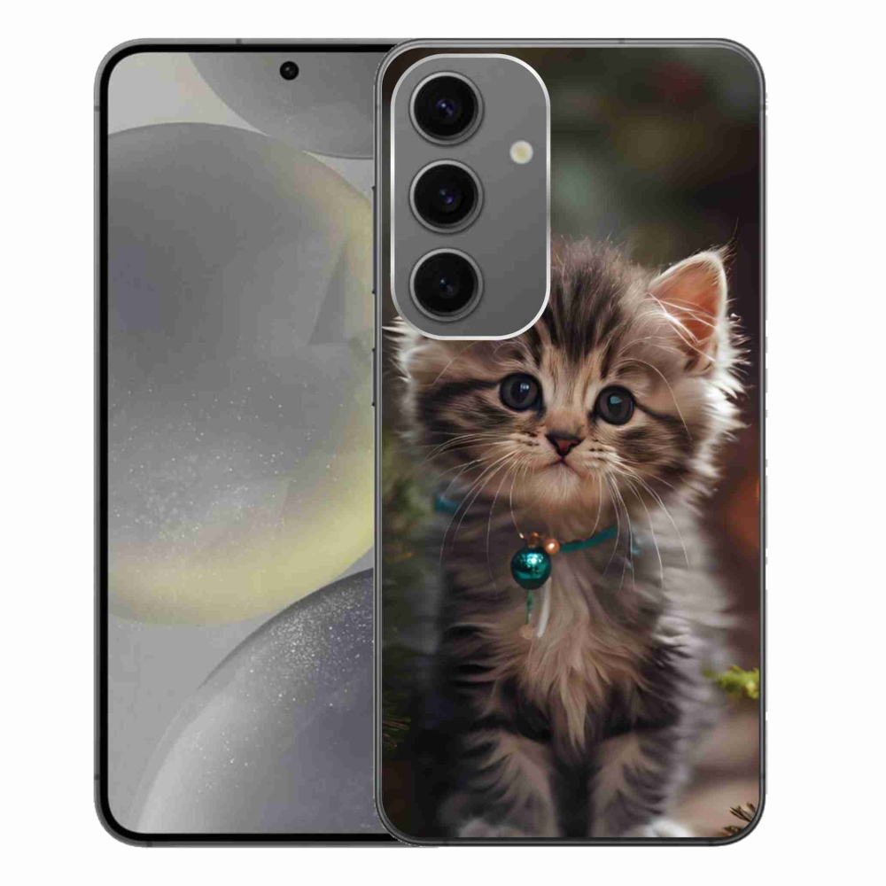 Gél borítás mmCase Samsung Galaxy S24+ készülékhez - aranyos cica 11