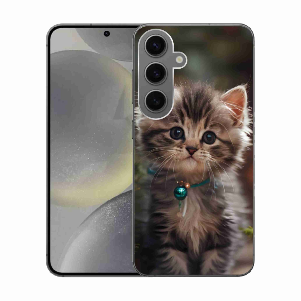 Gél borítás mmCase Samsung Galaxy S24 készülékhez - aranyos cica 11