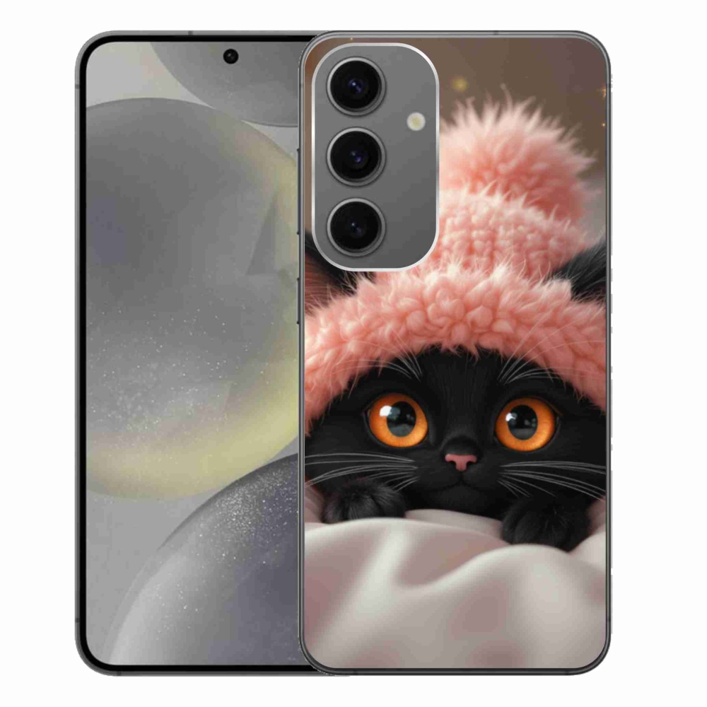 Gél borítás mmCase Samsung Galaxy S24+ készülékhez - aranyos cica 7