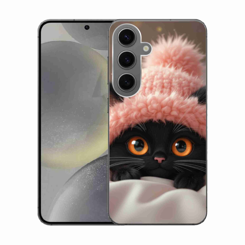 Gél borítás mmCase Samsung Galaxy S24 készülékhez - aranyos cica 7