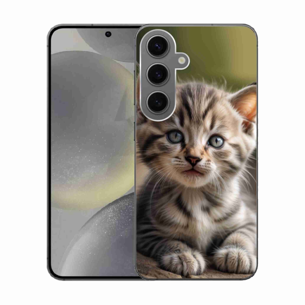 Gél borítás mmCase Samsung Galaxy S24 készülékhez - aranyos cica 9