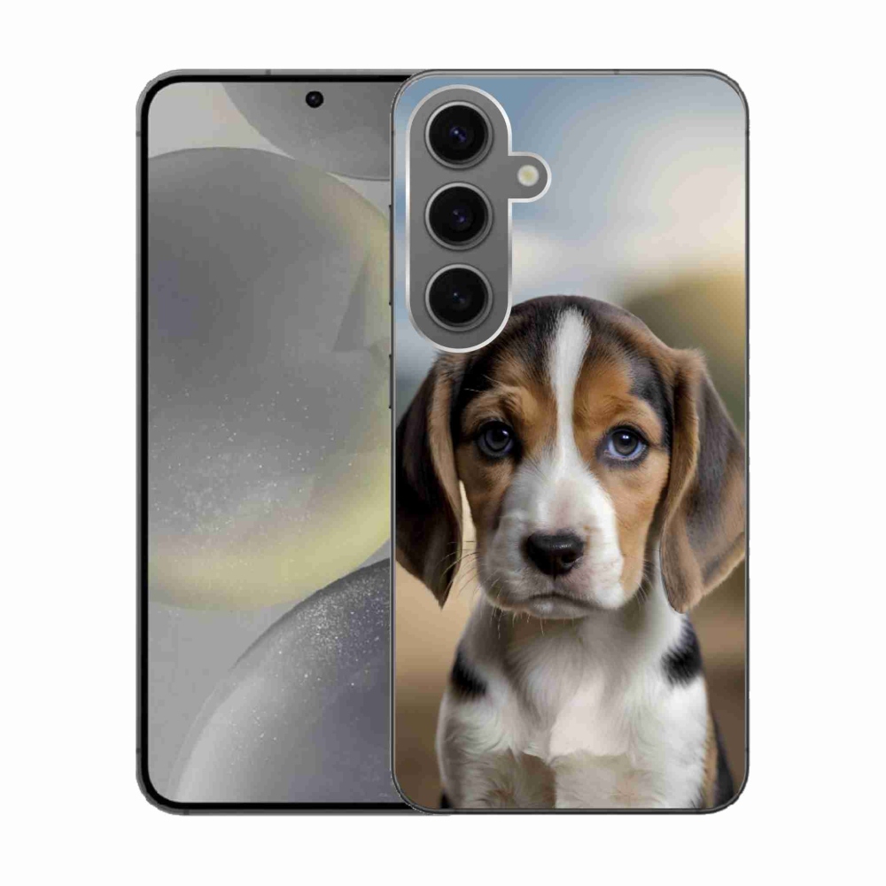 Gél borítás mmCase Samsung Galaxy S24 készülékhez - aranyos beagle