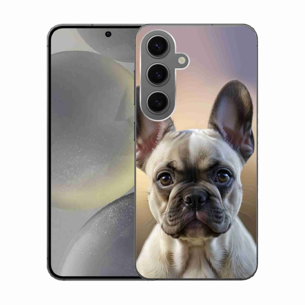Gél borítás mmCase Samsung Galaxy S24 készülékhez - aranyos francia bulldog
