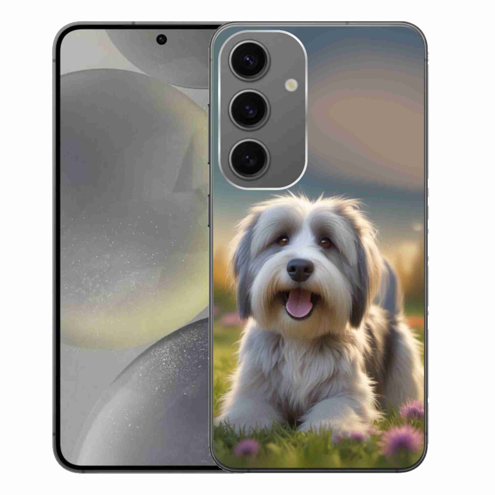 Gél borítás mmCase Samsung Galaxy S24+ készülékhez - aranyos Havanna kutya