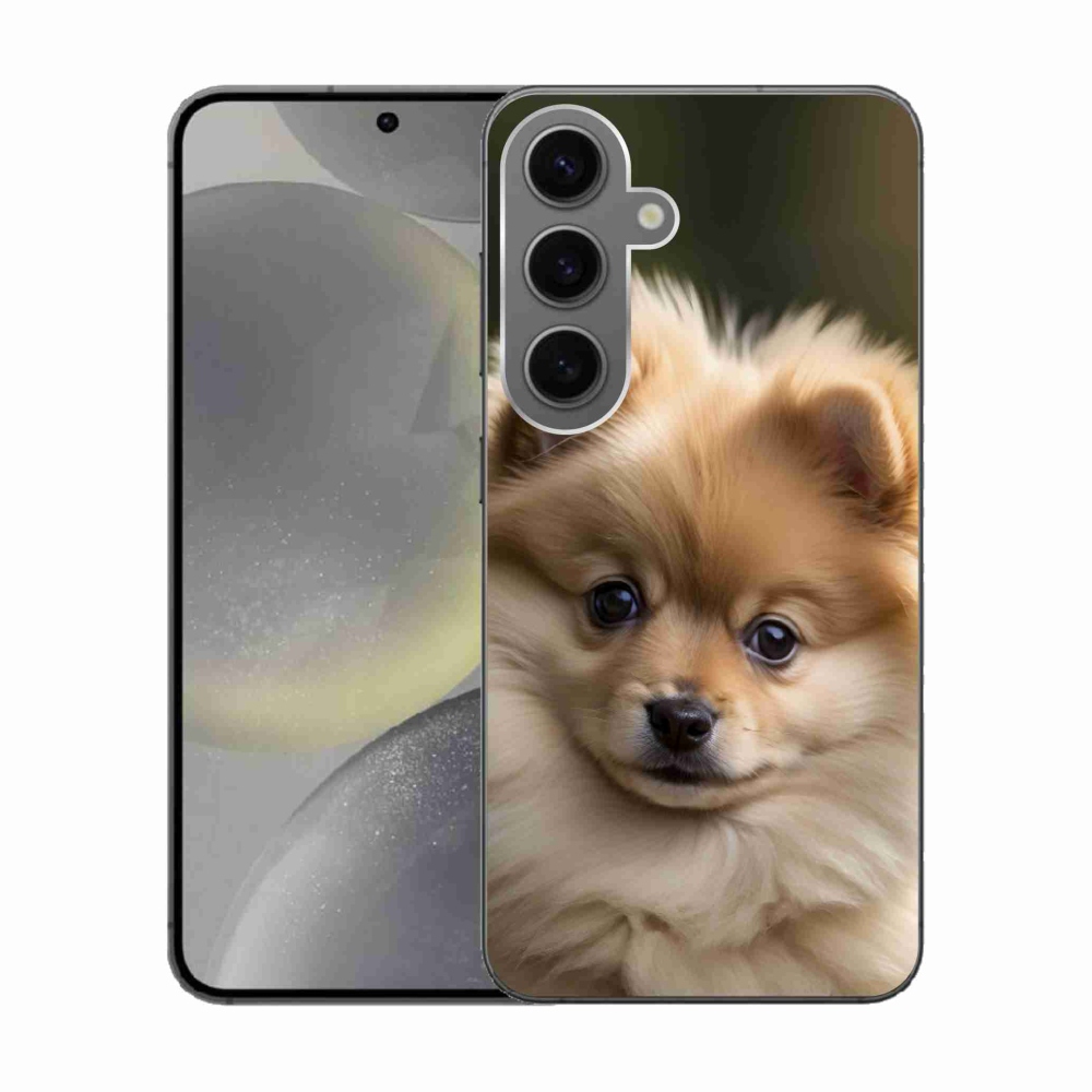 Gél borítás mmCase Samsung Galaxy S24 - aranyos pomerániai 2