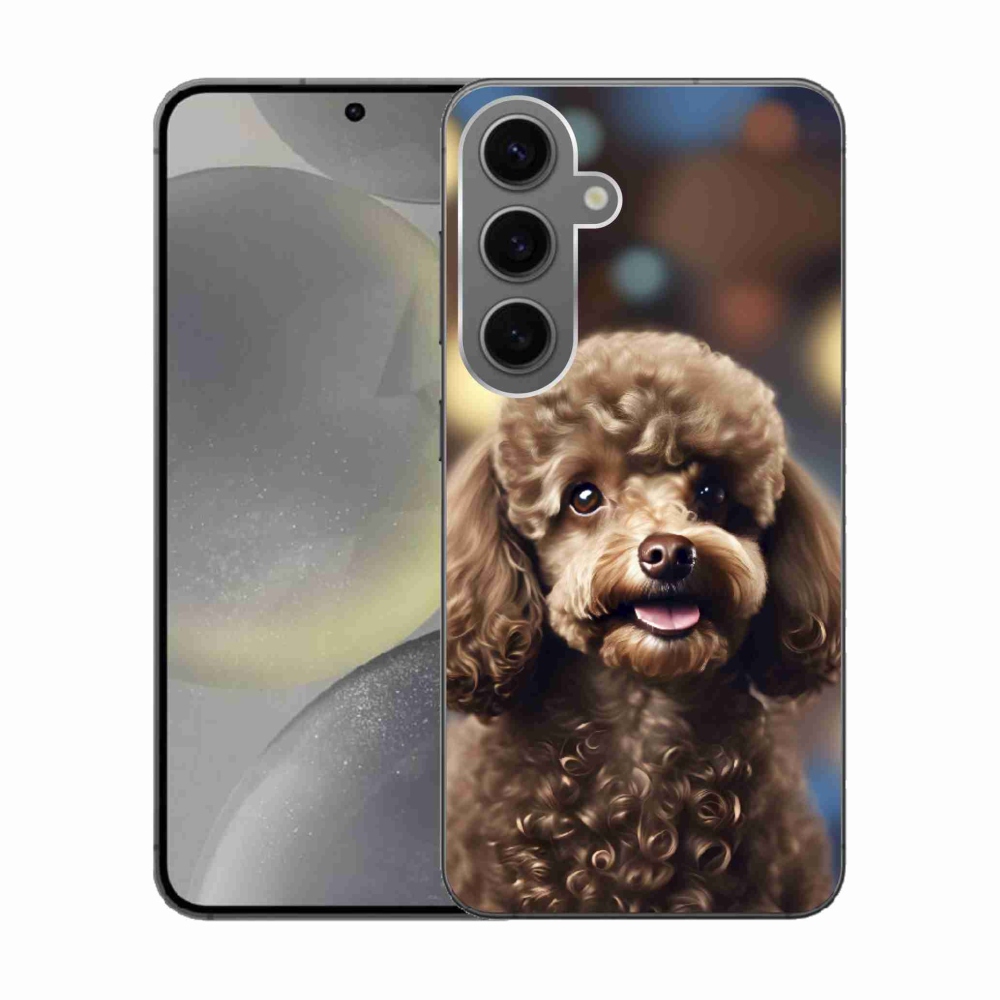 Gél borítás mmCase Samsung Galaxy S24 készülékhez - aranyos uszkár