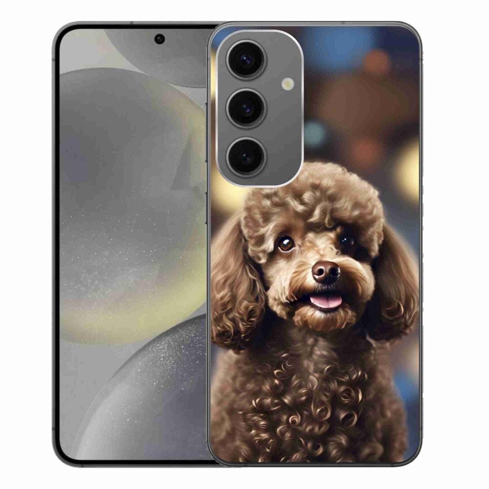 Gél borítás mmCase Samsung Galaxy S24+ készülékhez - aranyos uszkár