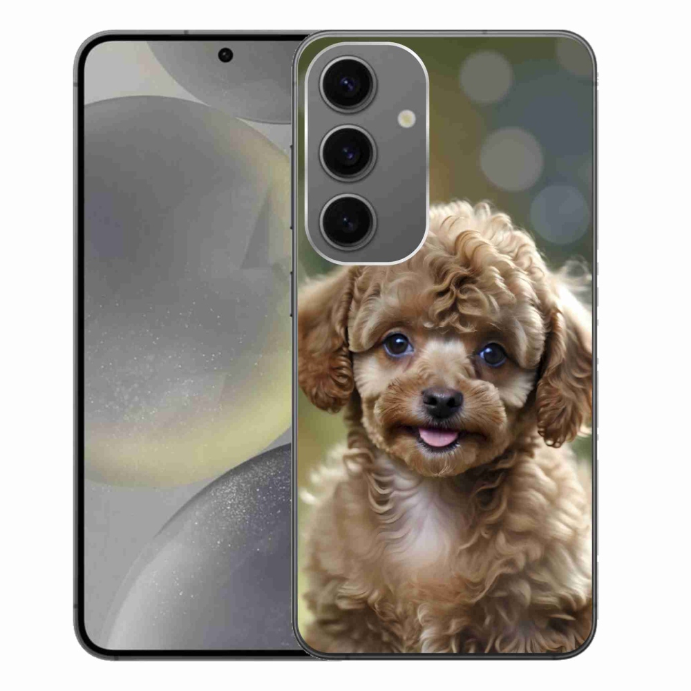 Gél borítás mmCase Samsung Galaxy S24+ készülékhez - aranyos uszkár