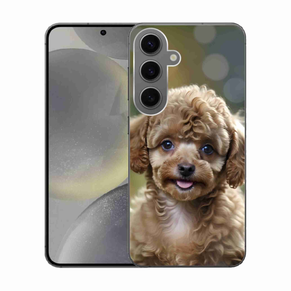 Gél borítás mmCase Samsung Galaxy S24 készülékhez - aranyos uszkár