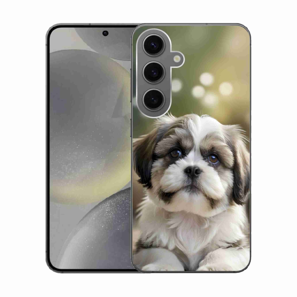 Gél borítás mmCase Samsung Galaxy S24 készülékhez - aranyos shih-tzu