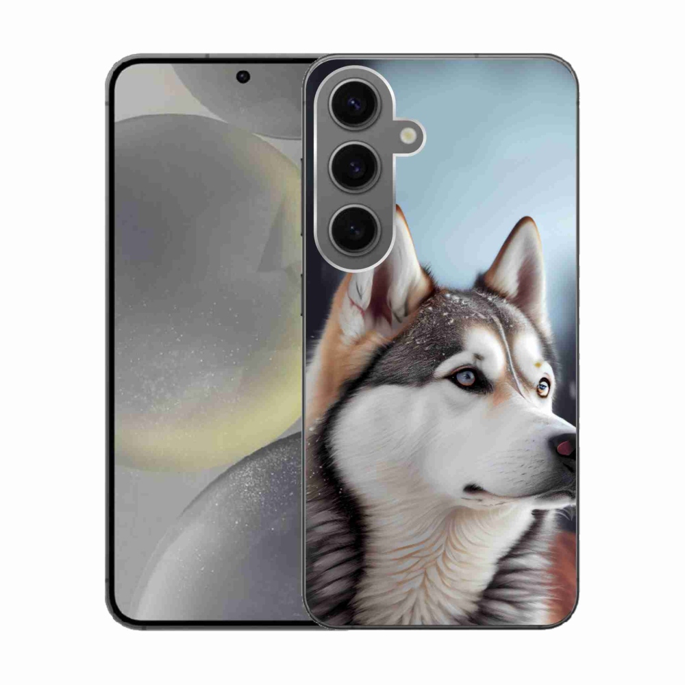 Gél borítás mmCase Samsung Galaxy S24 készülékhez - Szibériai husky