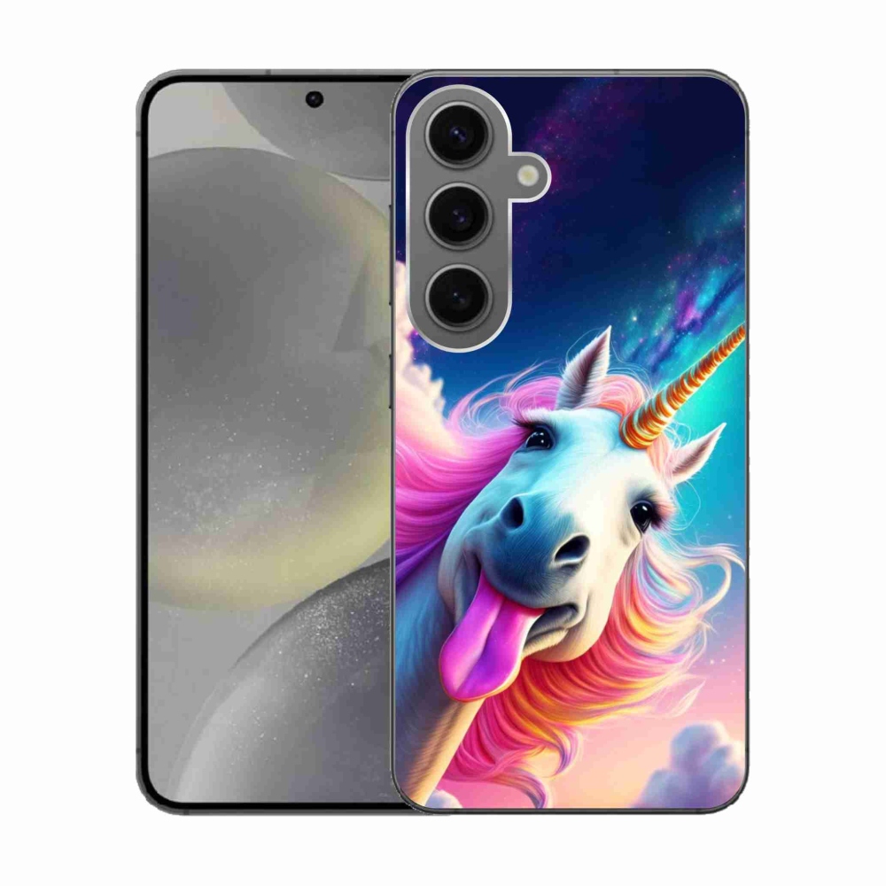 Gél borítás mmCase Samsung Galaxy S24 készülékhez - őrült egyszarvú