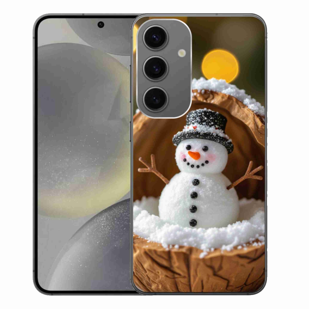 Gél borítás mmCase Samsung Galaxy S24+ készülékhez - hóember 4