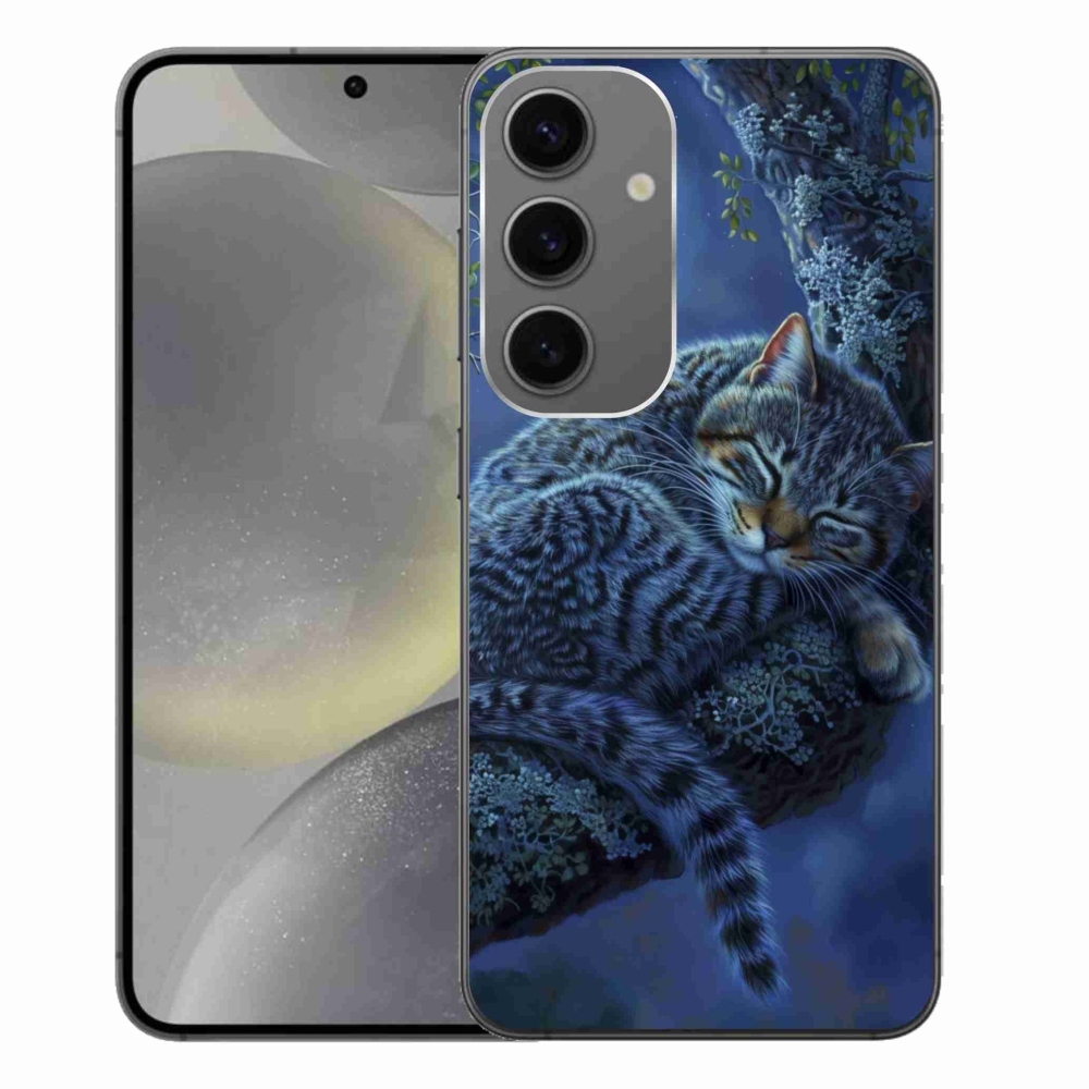 Gél borítás mmCase Samsung Galaxy S24+ készülékhez - alvó macska