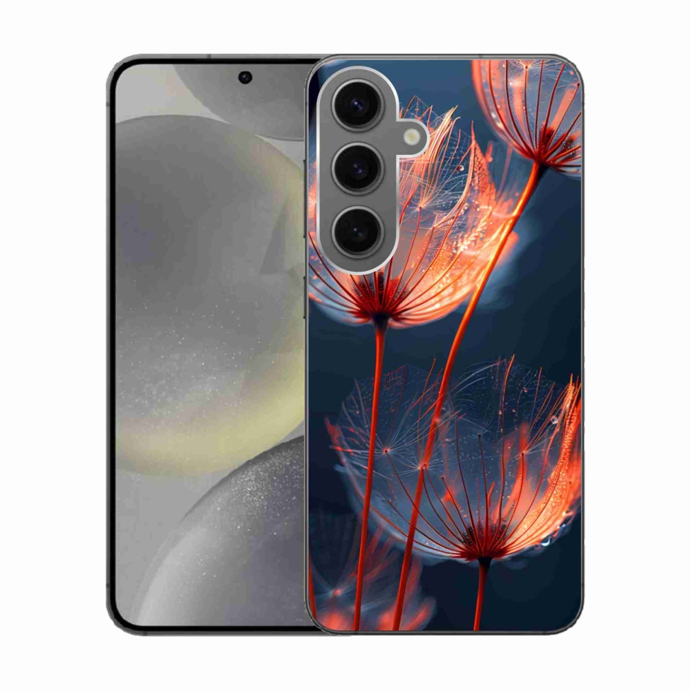 Zselés borítás mmCase Samsung Galaxy S24 készülékhez - világító pehely