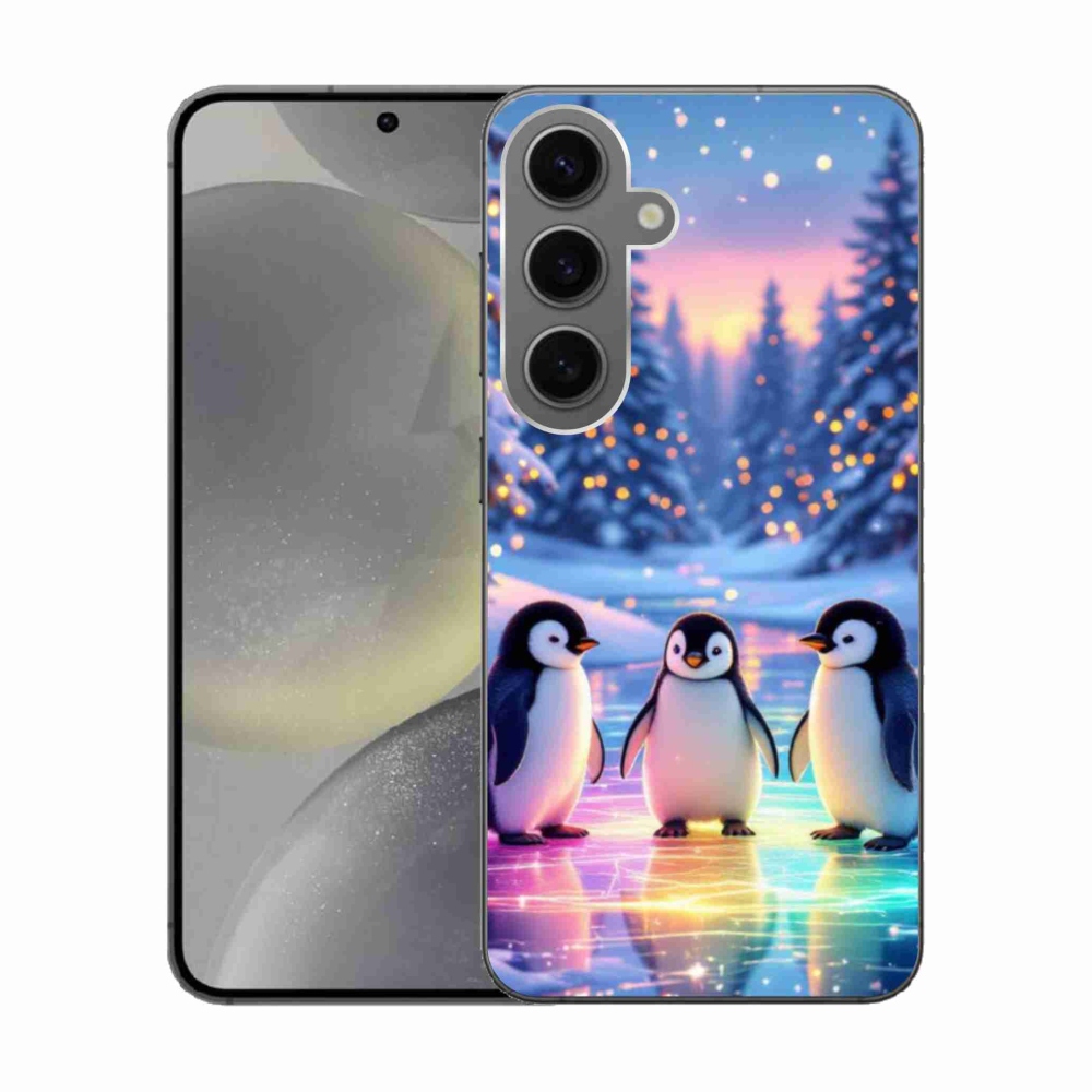 Gél borítás mmCase Samsung Galaxy S24 készülékhez - pingvinek