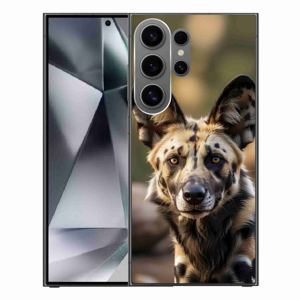 Gél borítás mmCase Samsung Galaxy S24 Ultra készülékhez - Afrikai vadkutya