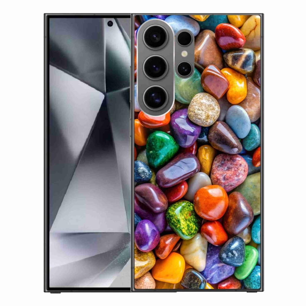 Gél borítás mmCase Samsung Galaxy S24 Ultra készülékhez - színes strasszkövek