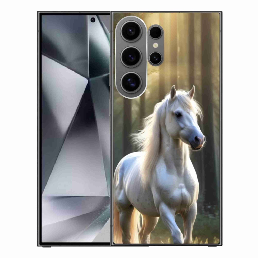Zselés borítás mmCase Samsung Galaxy S24 Ultra - fehér ló 3