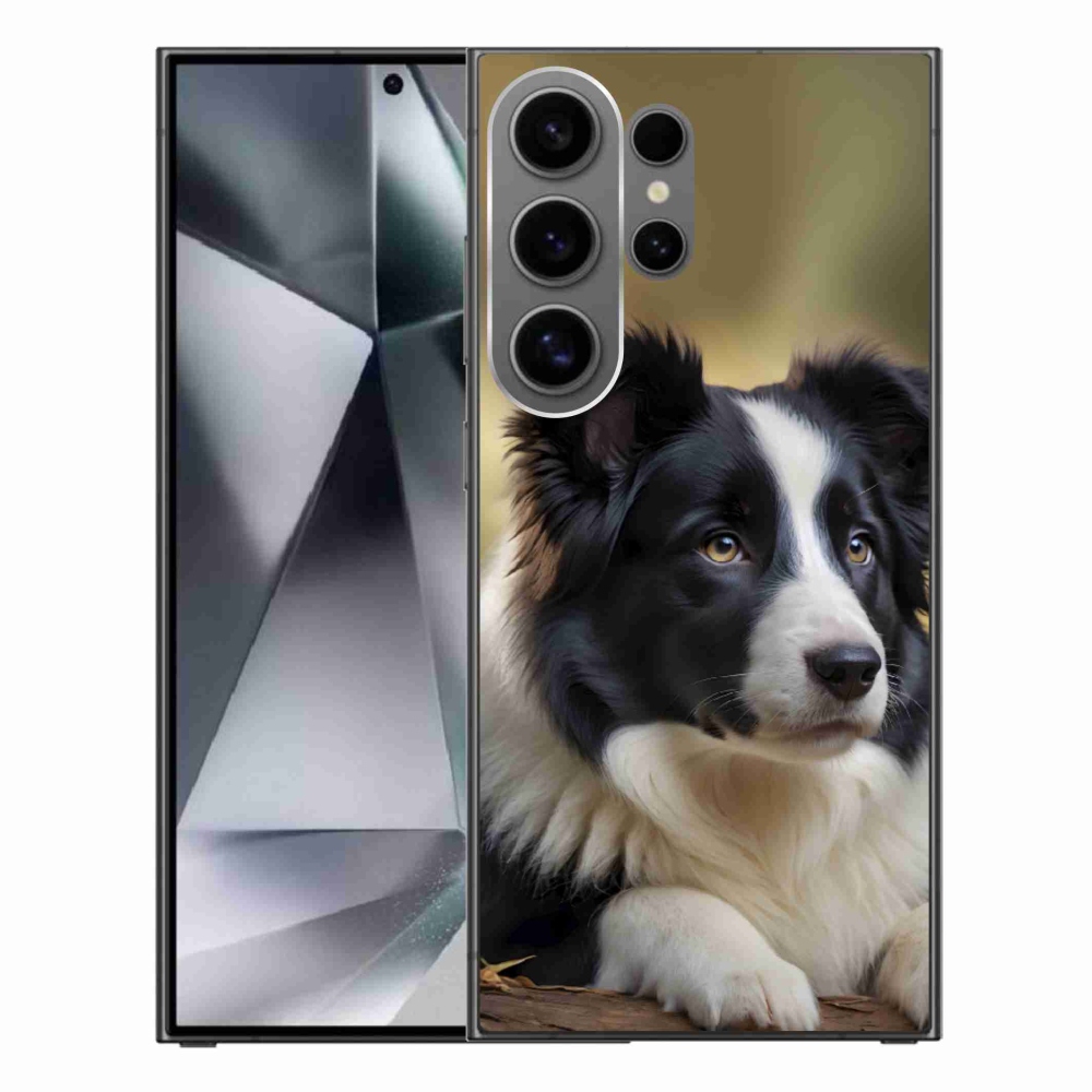 Gél borítás mmCase Samsung Galaxy S24 Ultra - border colie 2