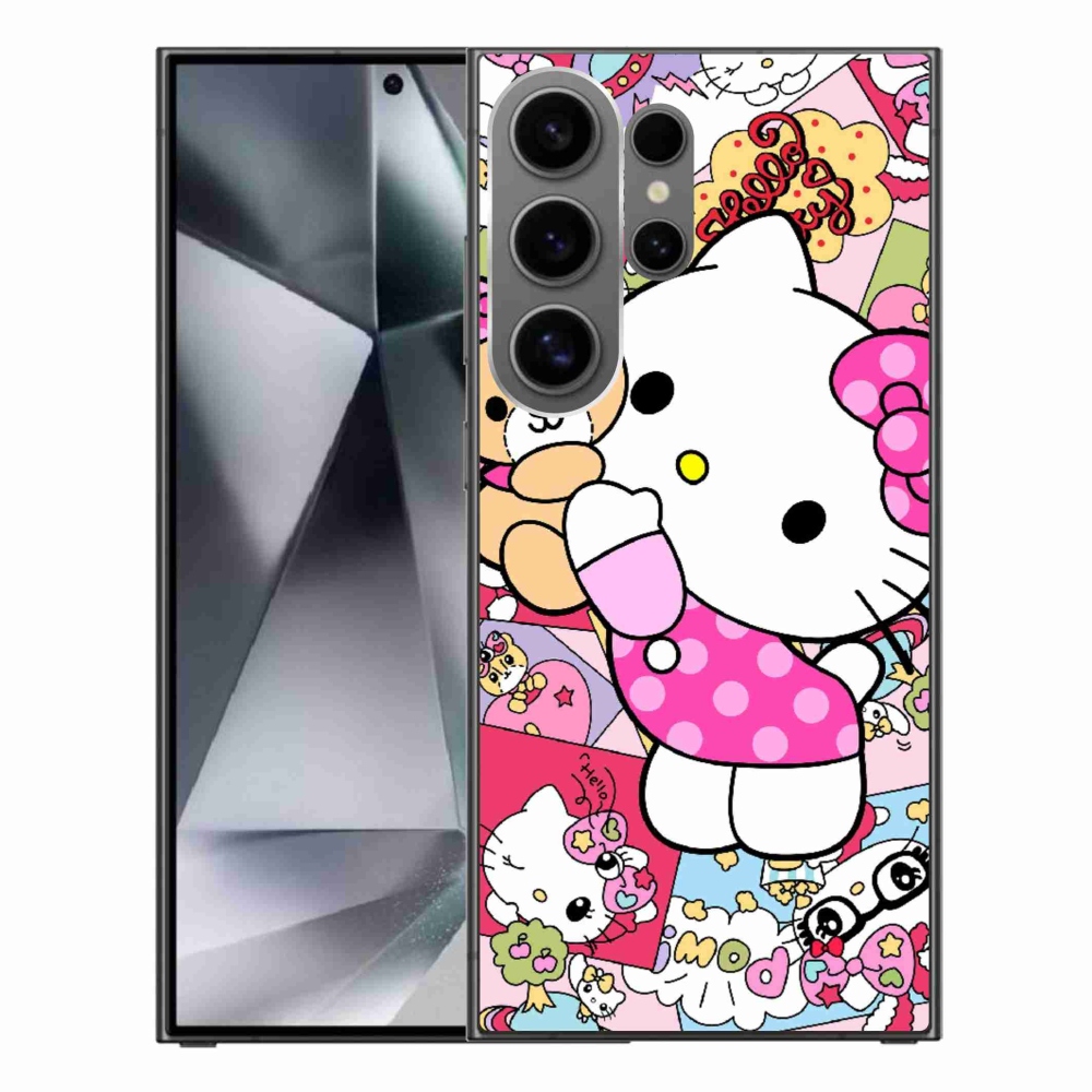 Gél borítás mmCase Samsung Galaxy S24 Ultra készülékhez - aranyos cica