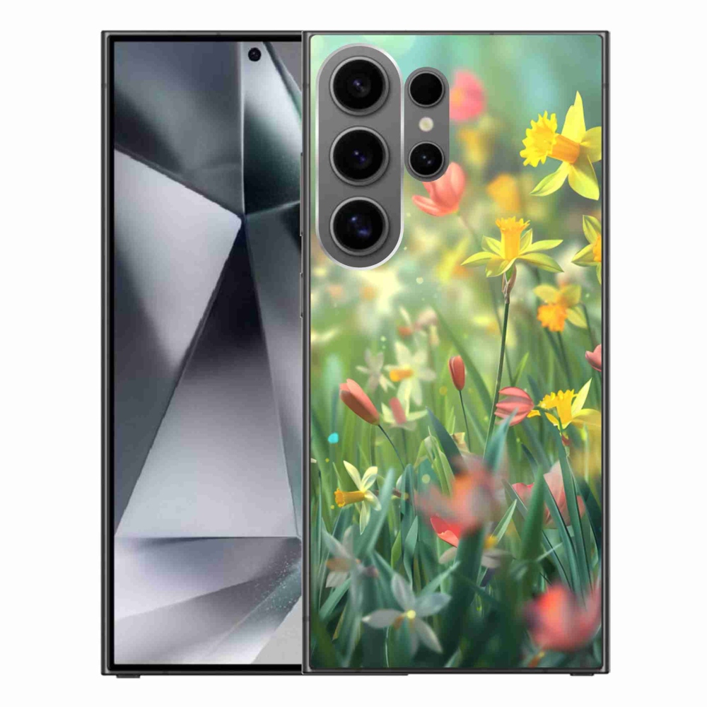 Gél borítás mmCase Samsung Galaxy S24 Ultra - tavaszi virágok