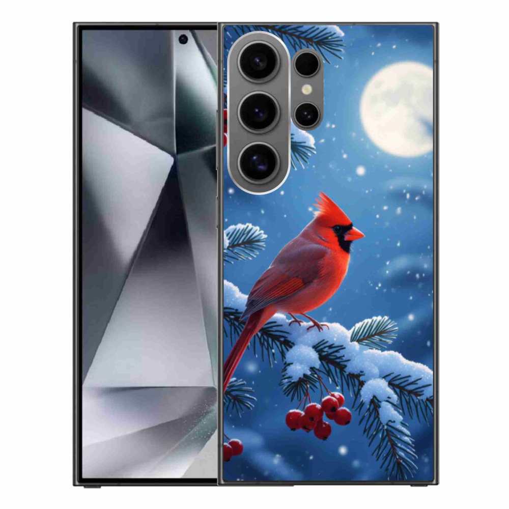 Zselés borítás mmCase Samsung Galaxy S24 Ultra készülékhez - kardinálpiros színű